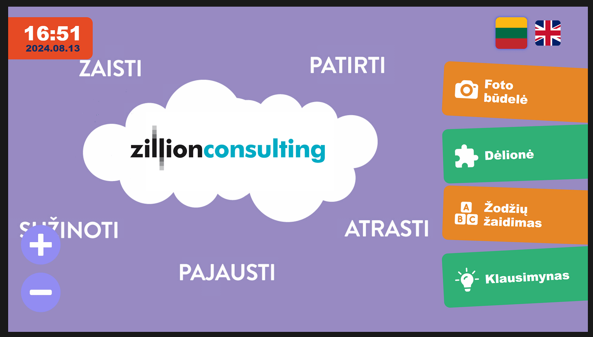 Interaktyvaus žaidimo sukūrimas