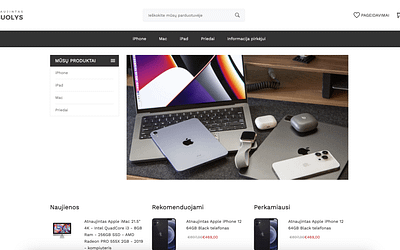 Startavo internetinė atnaujintos Apple įrangos parduotuvė – Atnaujintasobuolys.lt